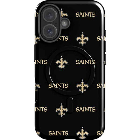 NFL New Orleans Saints Blitz Series iPhone 16 Plus Magsafe Impact Case